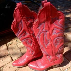 Women's vintage panhandle slim boots size 7.5 B